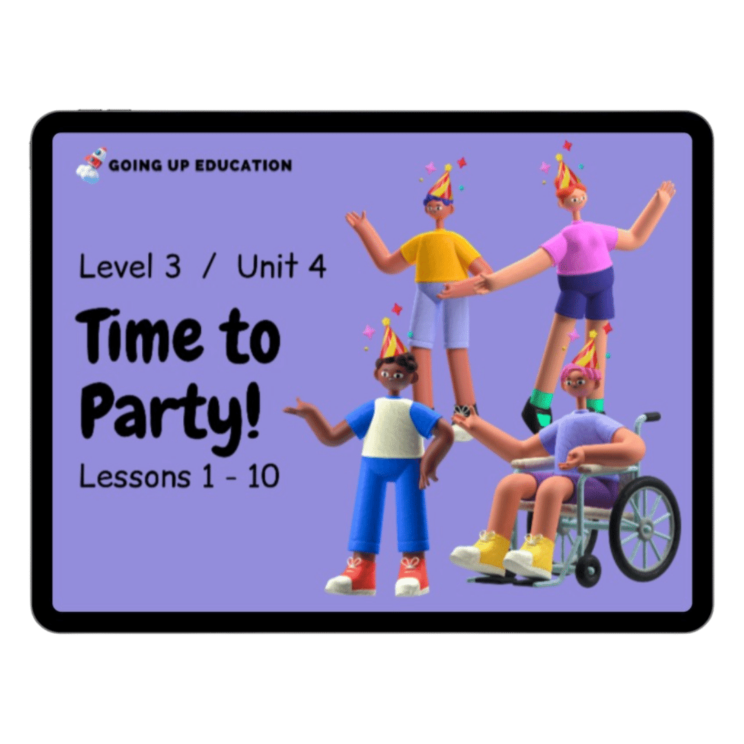 Level 3 Unit 5 ESL Curriculum Going Up Education